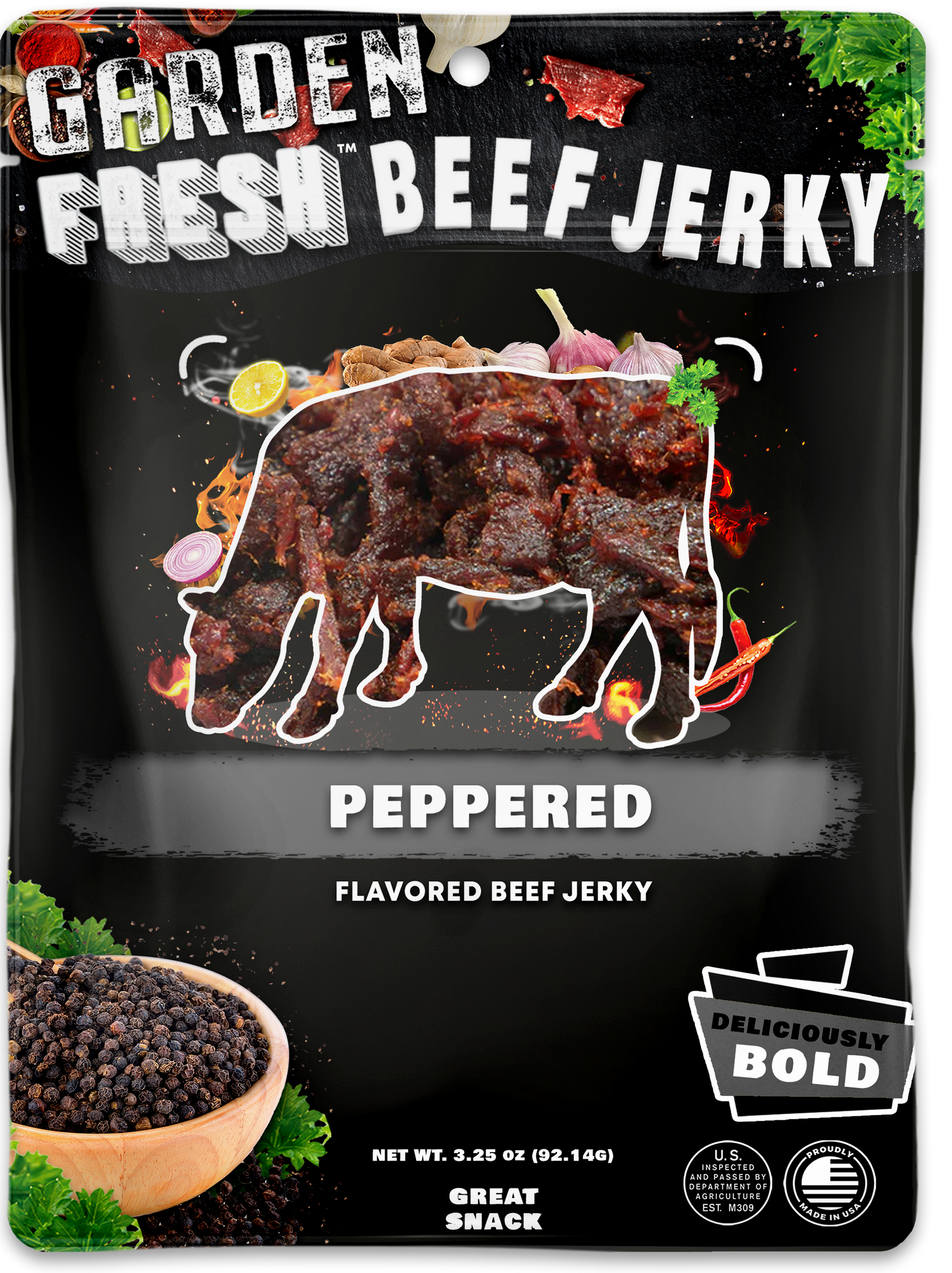 Peppered